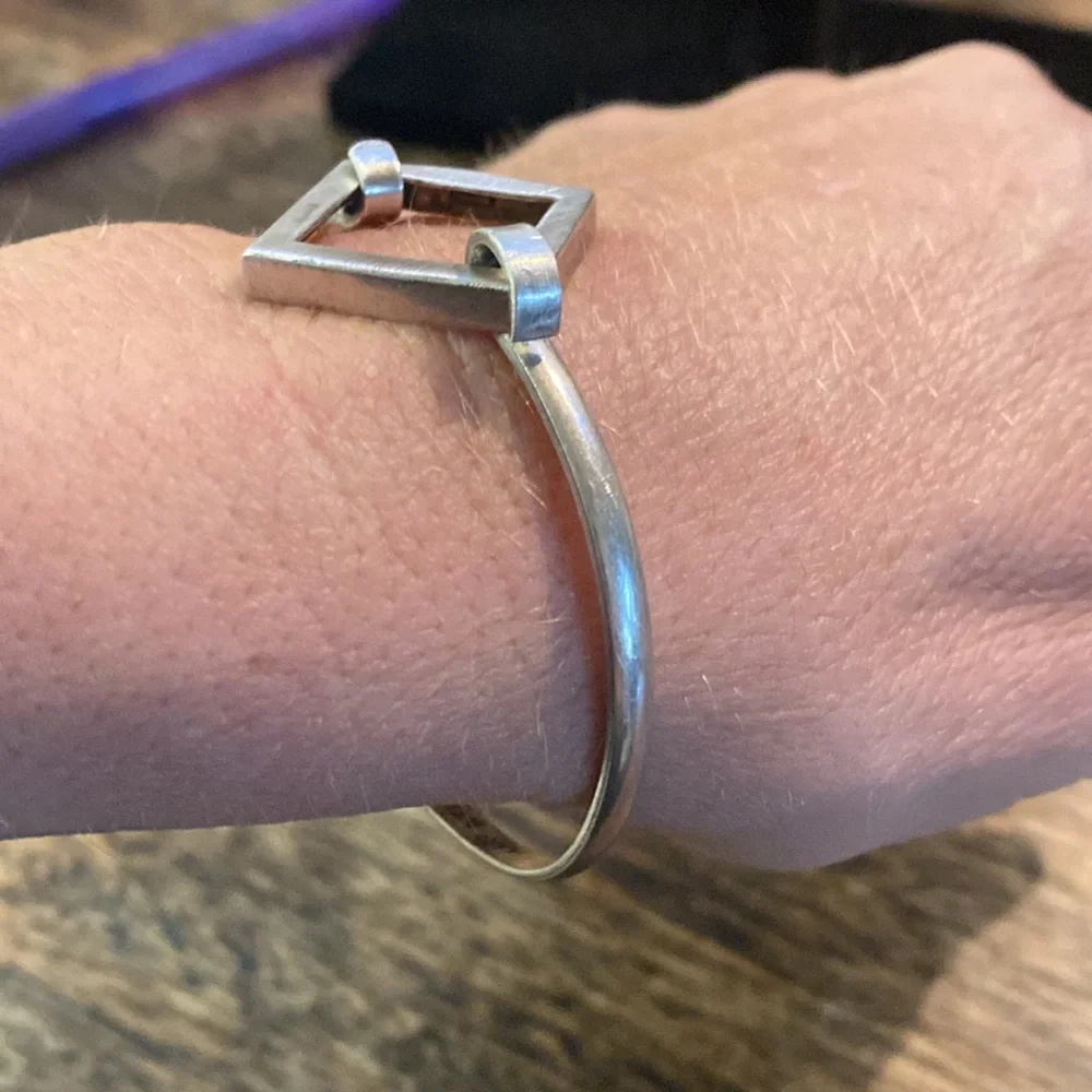 *sold* Solid sterling silver bracelet - Picture 5 of 7